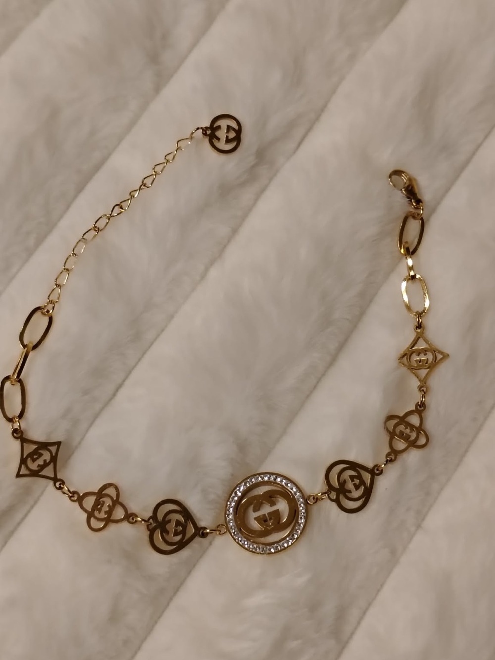 Gold Logo Charm Women's Bracelet - Inspired